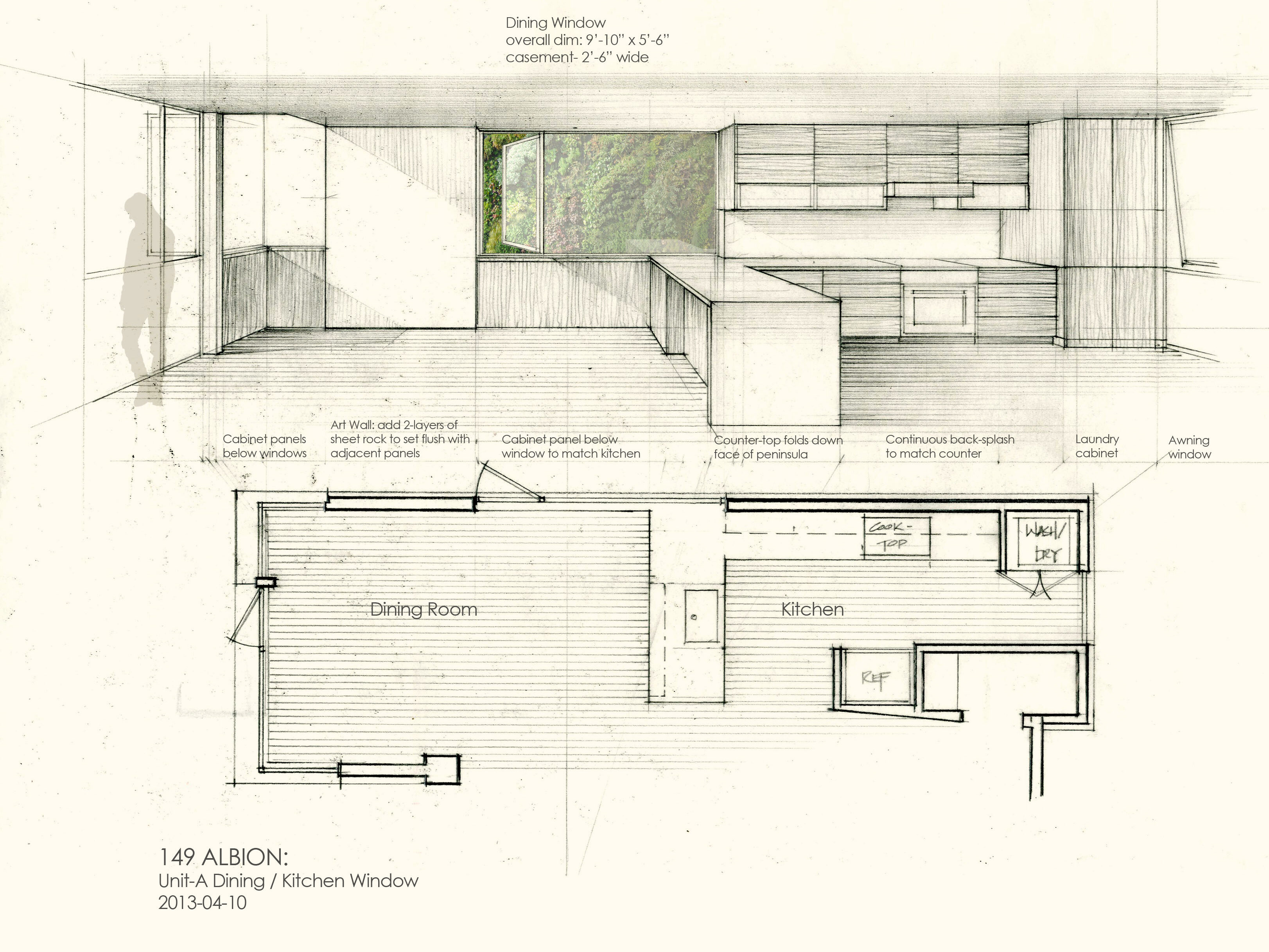 Unit-A_kitchen-dining_green-wall_web-aspect-ratio-2494-1871